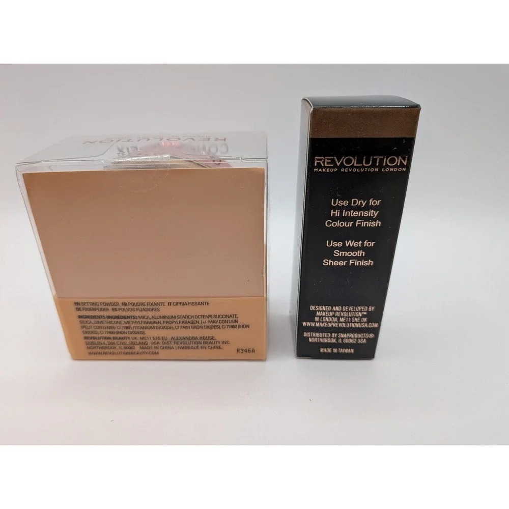 Revolution Deep Honey Loose Setting Powder & The One Sculpt Contour Stick Set
